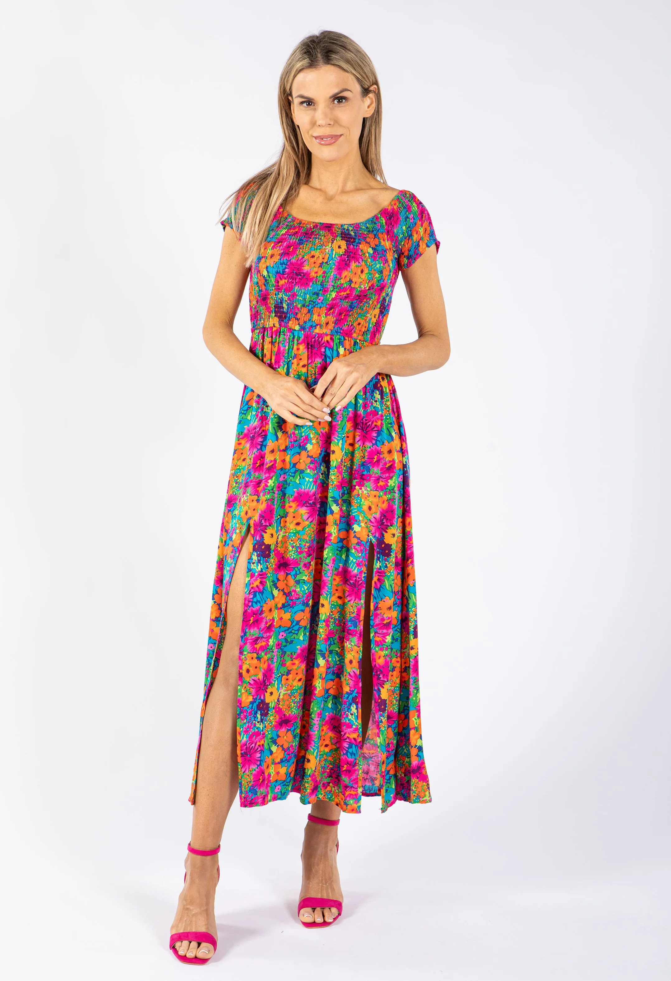 Smocking Floral Bloom Dress