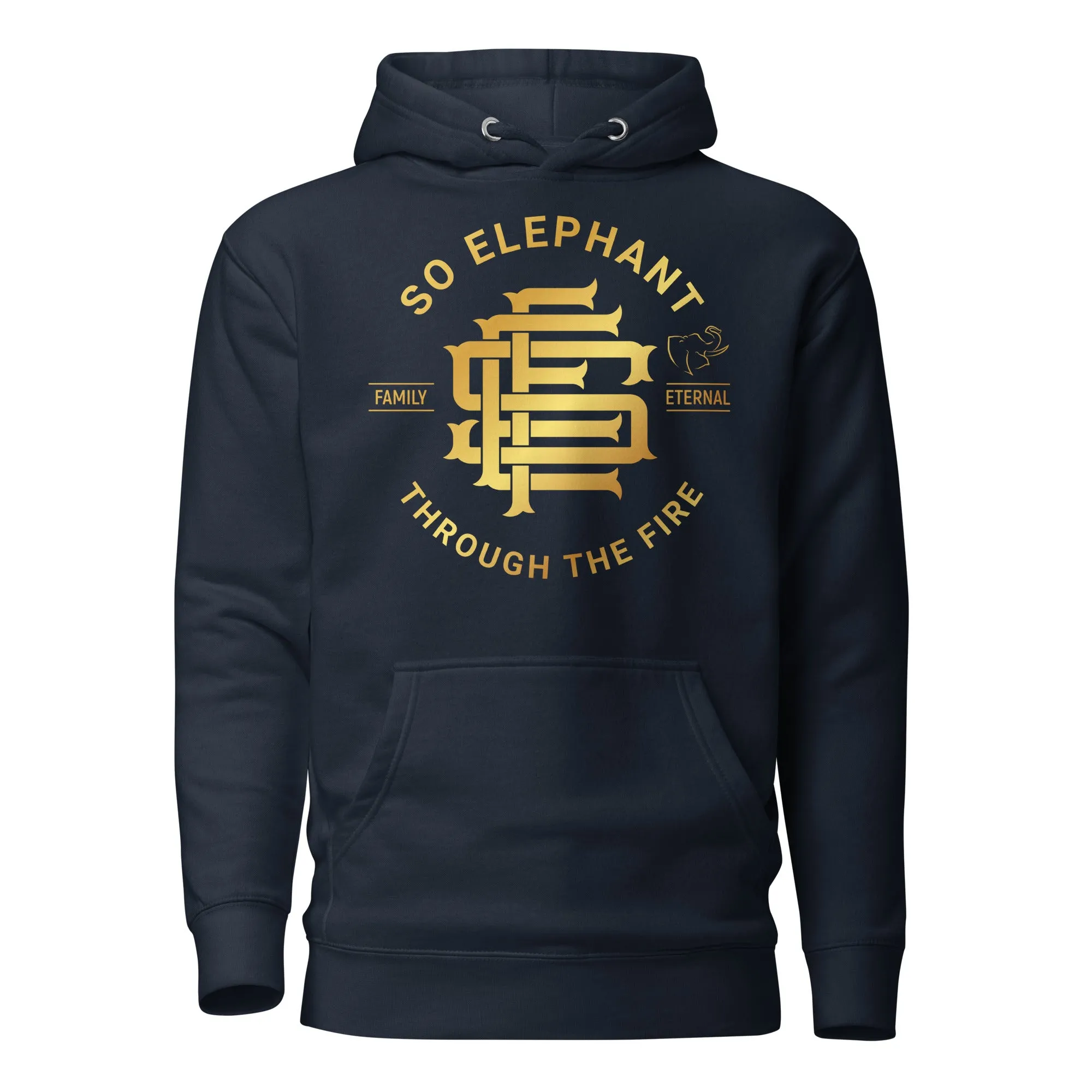So Elephant "THROUGH THE FIRE " Men's  HOODIE