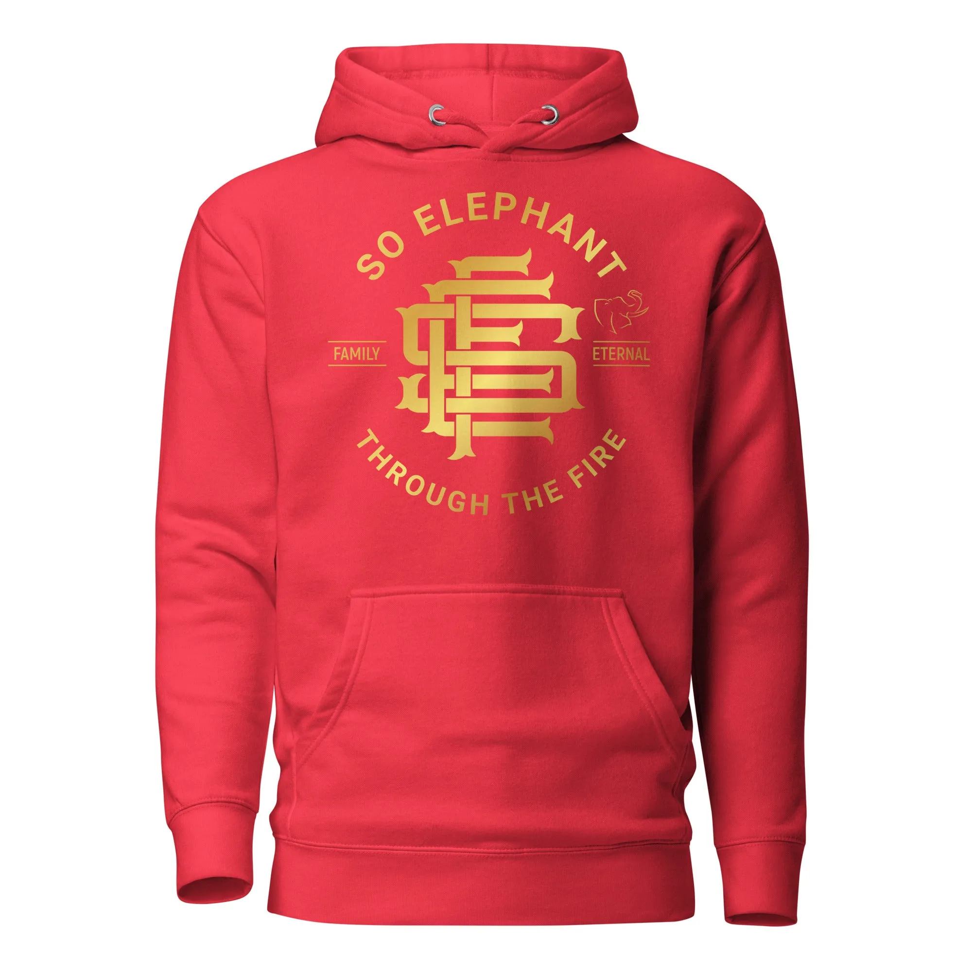 So Elephant "THROUGH THE FIRE " Men's  HOODIE