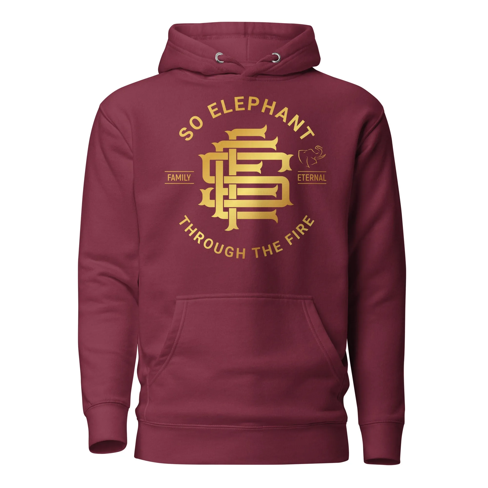 So Elephant "THROUGH THE FIRE " Men's  HOODIE