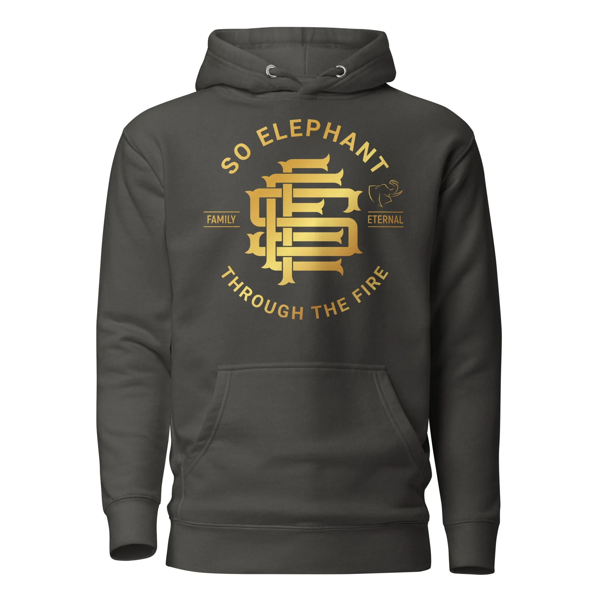 So Elephant "THROUGH THE FIRE " Men's  HOODIE