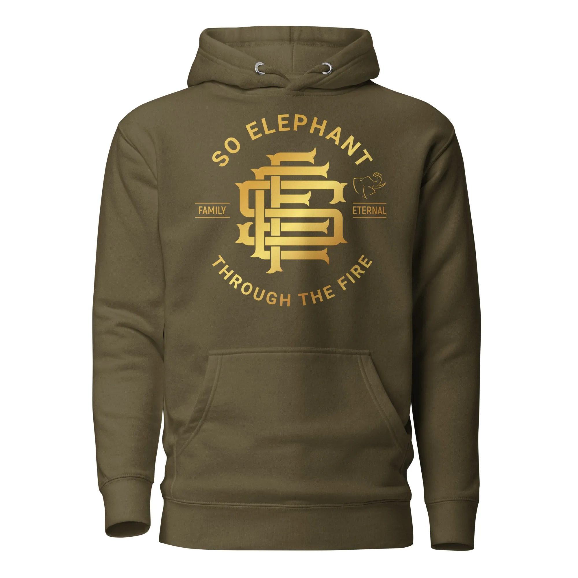 So Elephant "THROUGH THE FIRE " Men's  HOODIE