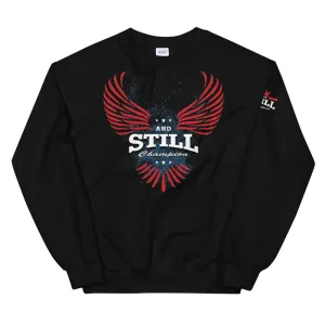Soaring And Still Champion™ with Be Your Beast back, ASC sleeve logo men's sweatshirt