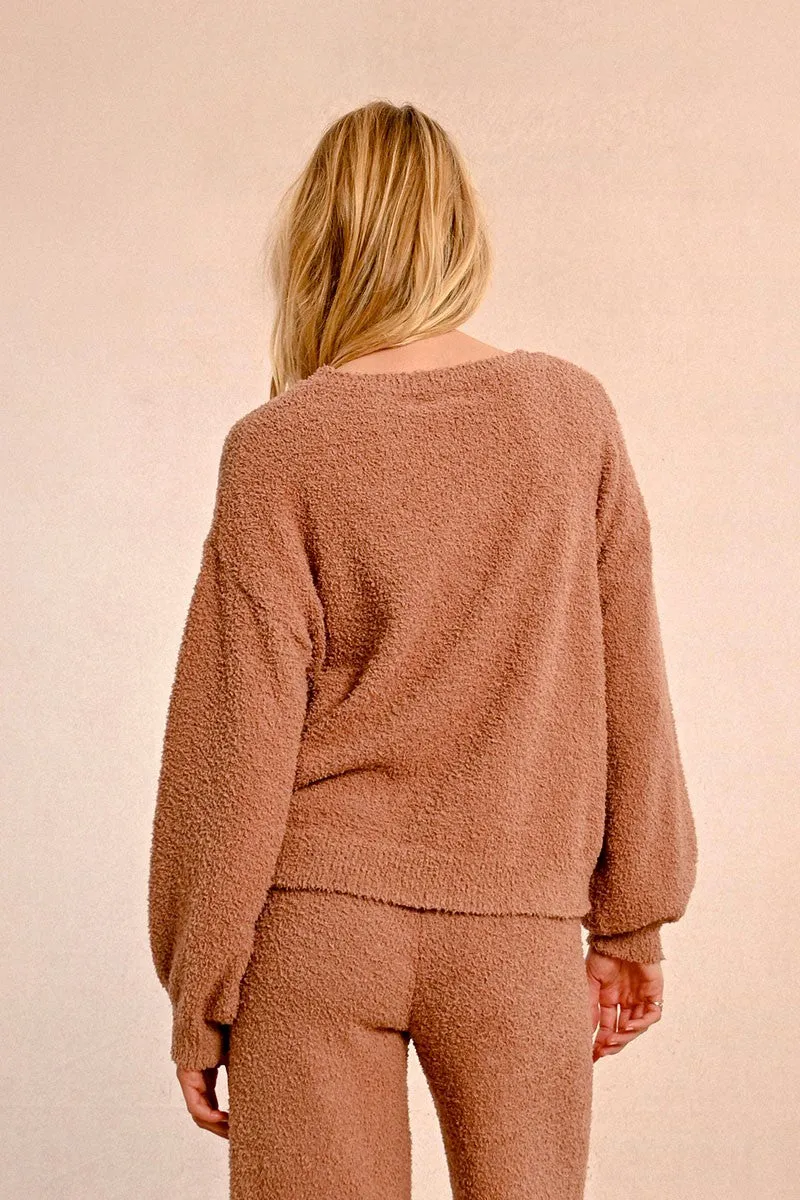SOFT PLUSH KNIT SWEATER