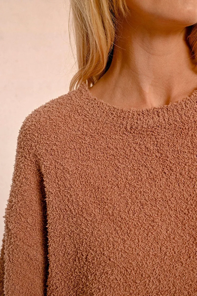 SOFT PLUSH KNIT SWEATER