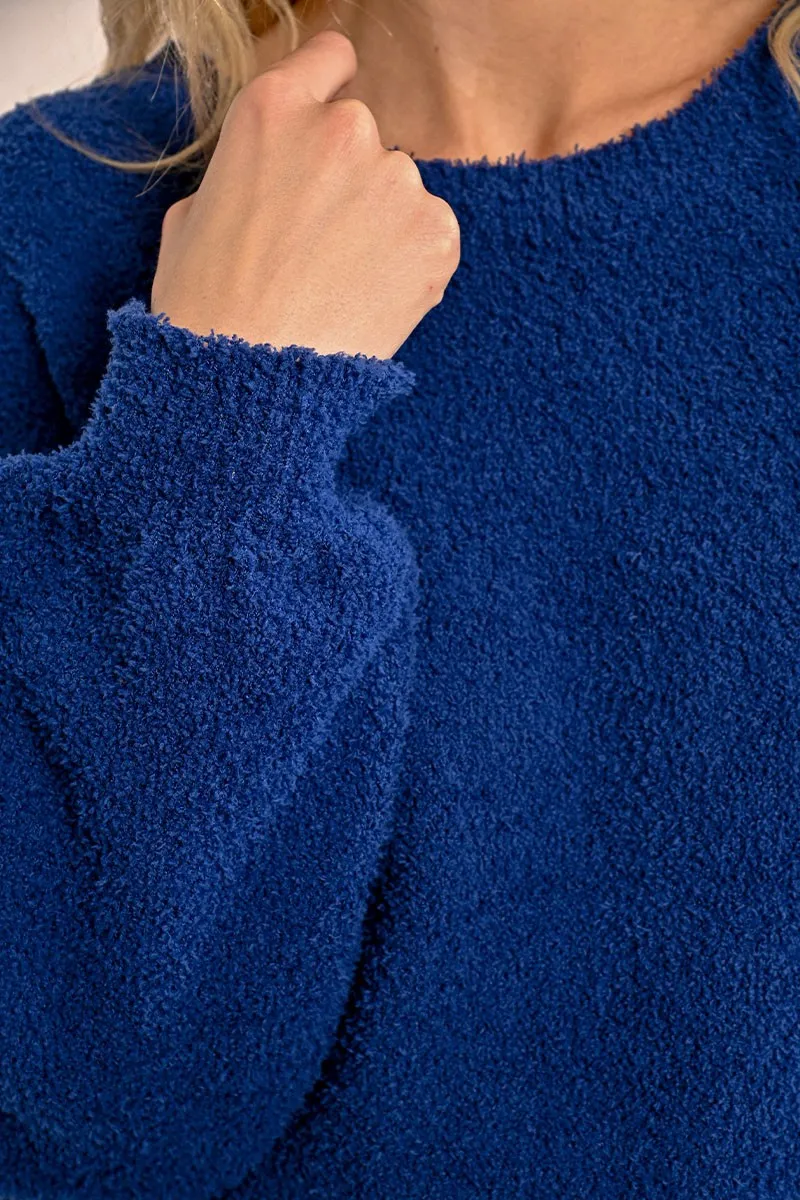 SOFT PLUSH KNIT SWEATER