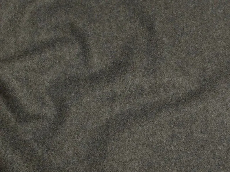 Solid Polar Fleece Fabric Anti-Pill 58" Wide Sold by The Yard. Dark Heather Gray