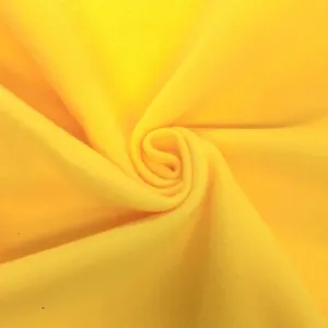 Solid Polar Fleece Fabric Anti-Pill 58" Wide Sold by The Yard. Yellow