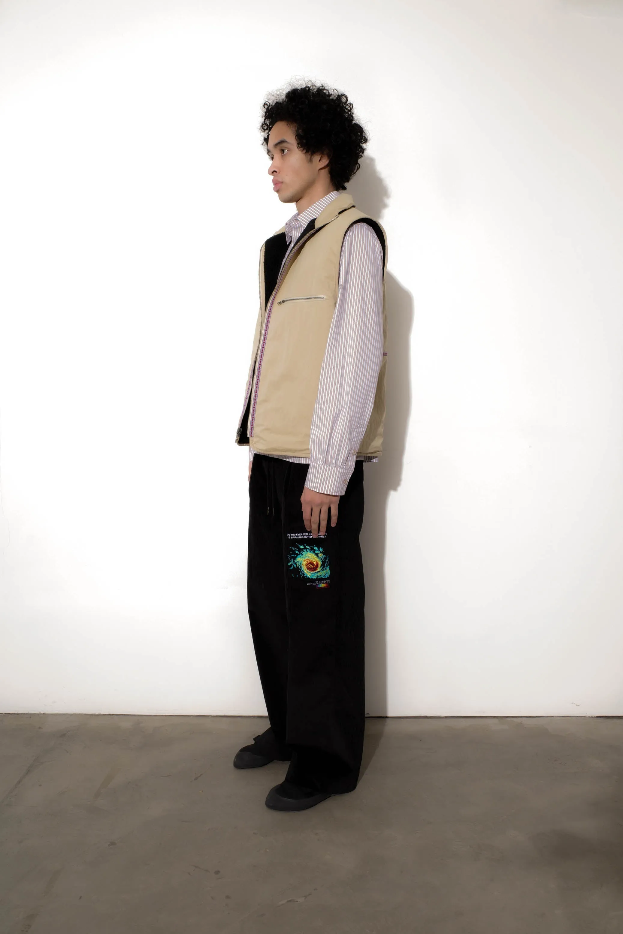 Spiraling Sherpa Vest