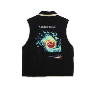 Spiraling Sherpa Vest