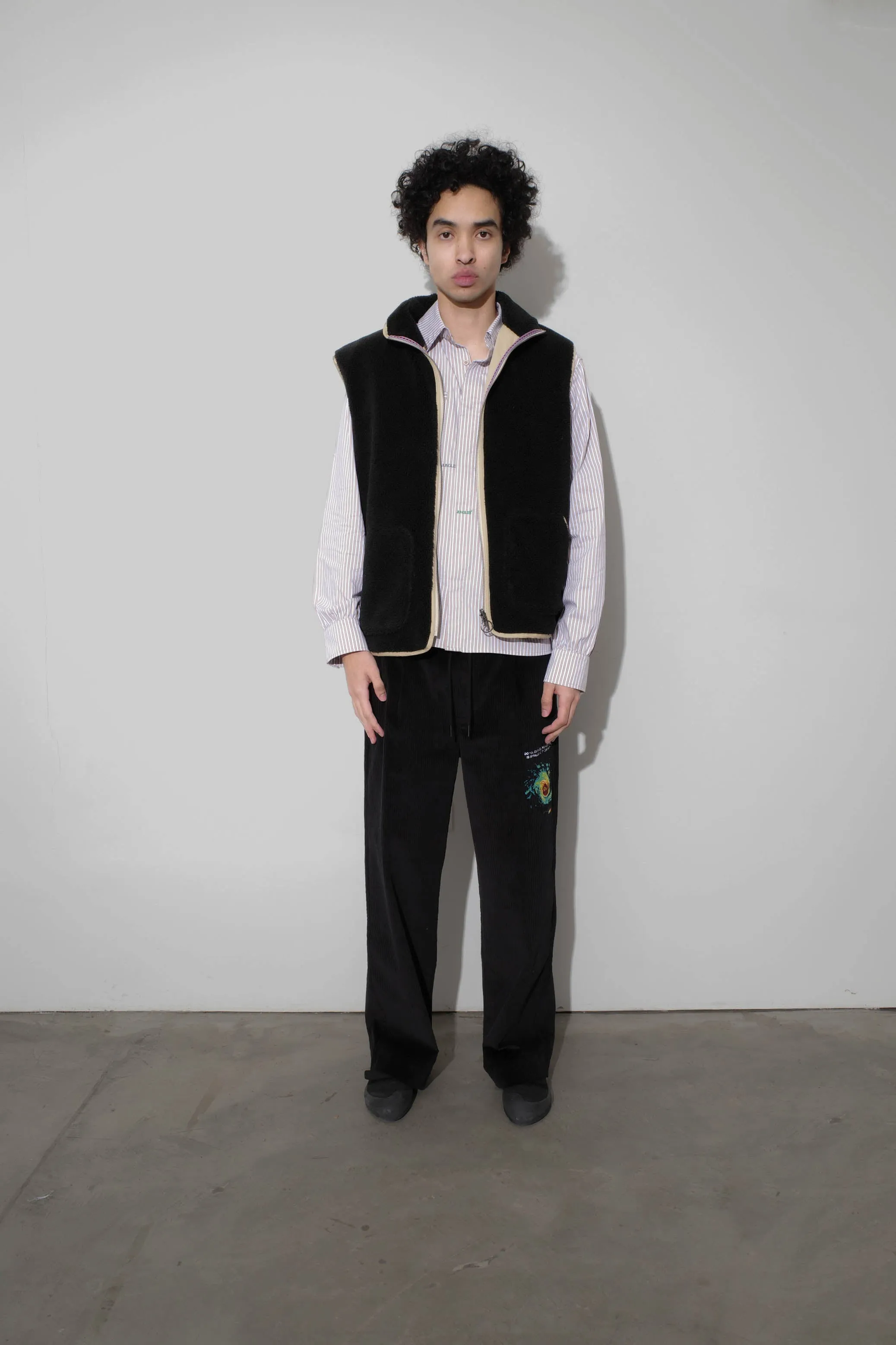 Spiraling Sherpa Vest