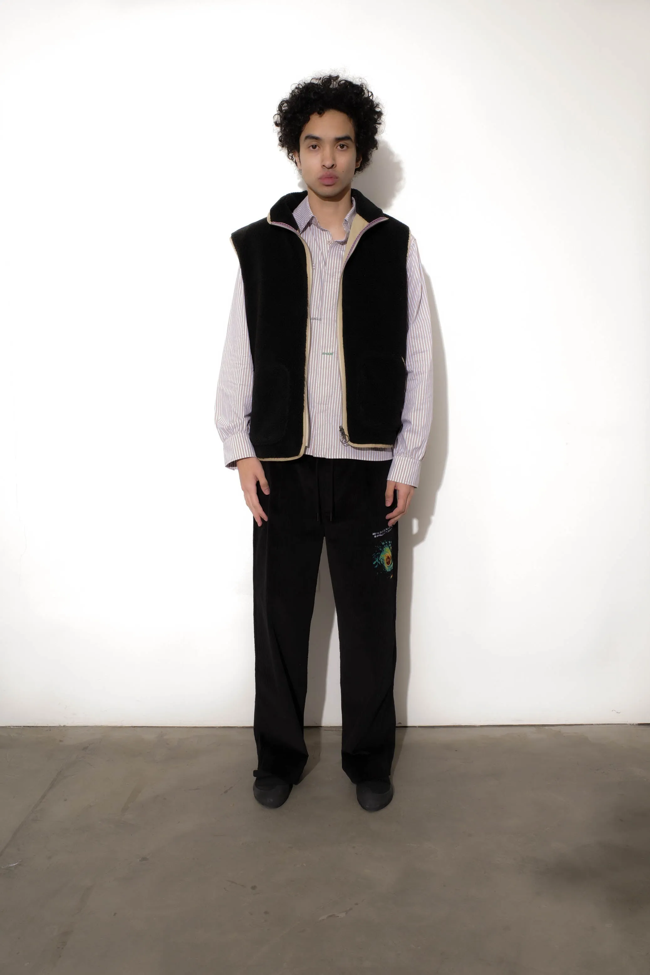 Spiraling Sherpa Vest