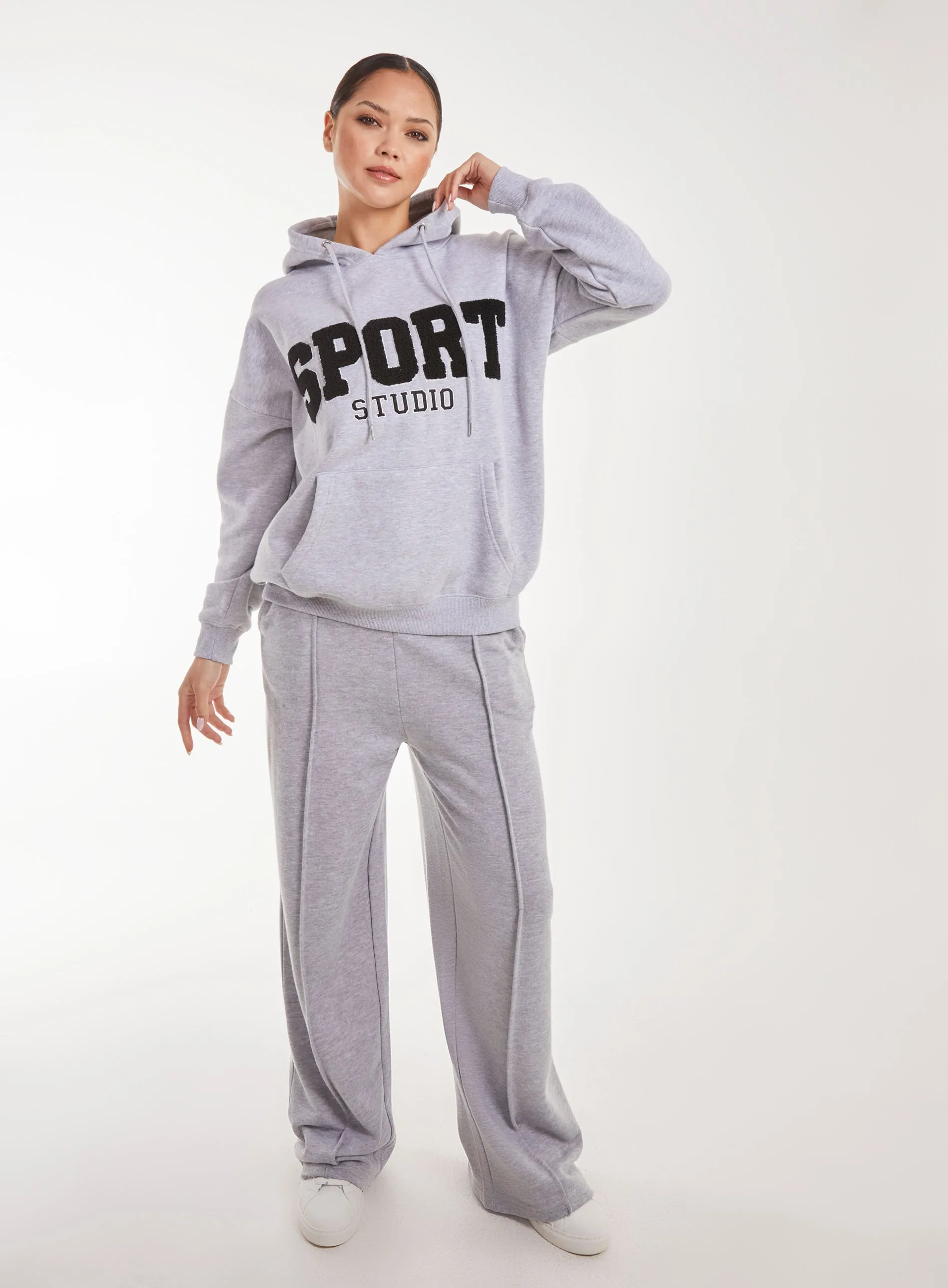 Sport Studio Textured Hoodie