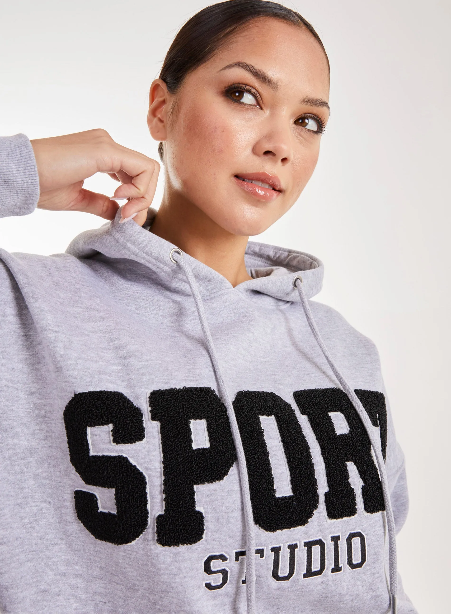 Sport Studio Textured Hoodie