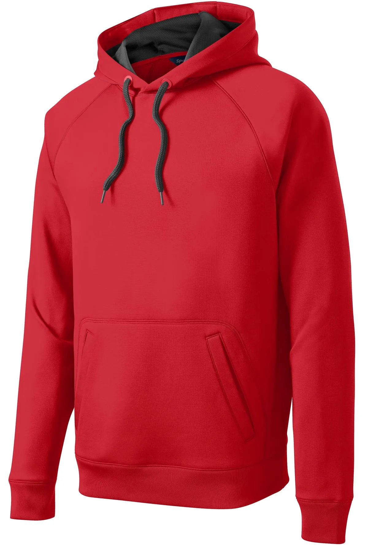 Sport-Tek Tech Fleece Hooded Sweatshirt. ST250 True Red
