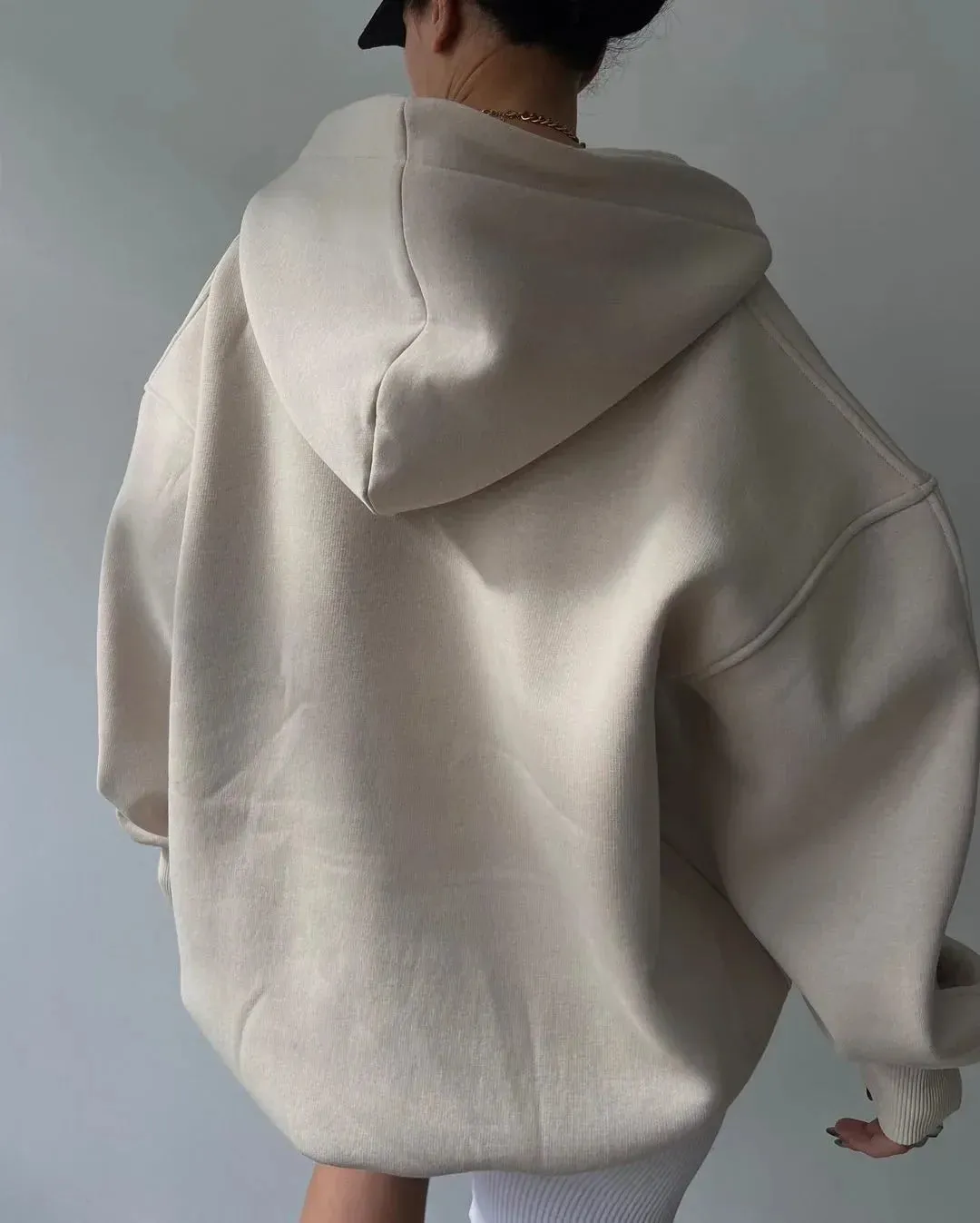 Spring Autumn Style V-Neck Warm Hoodies
