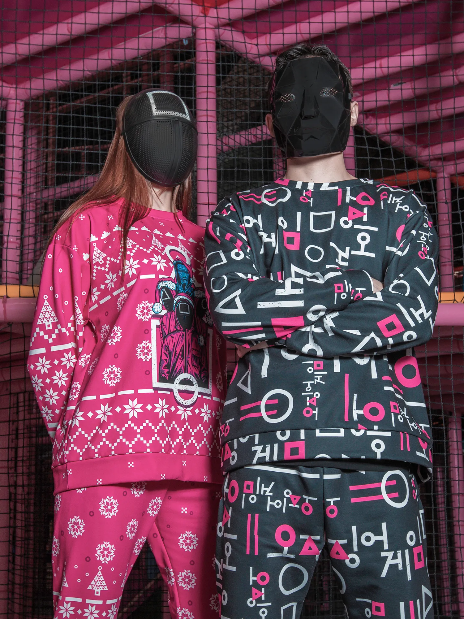 Squid Game Frontman and Guards Unisex Sweatshirt