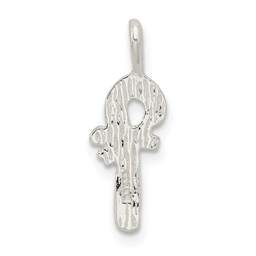 Sterling Silver Candy Cane Charm