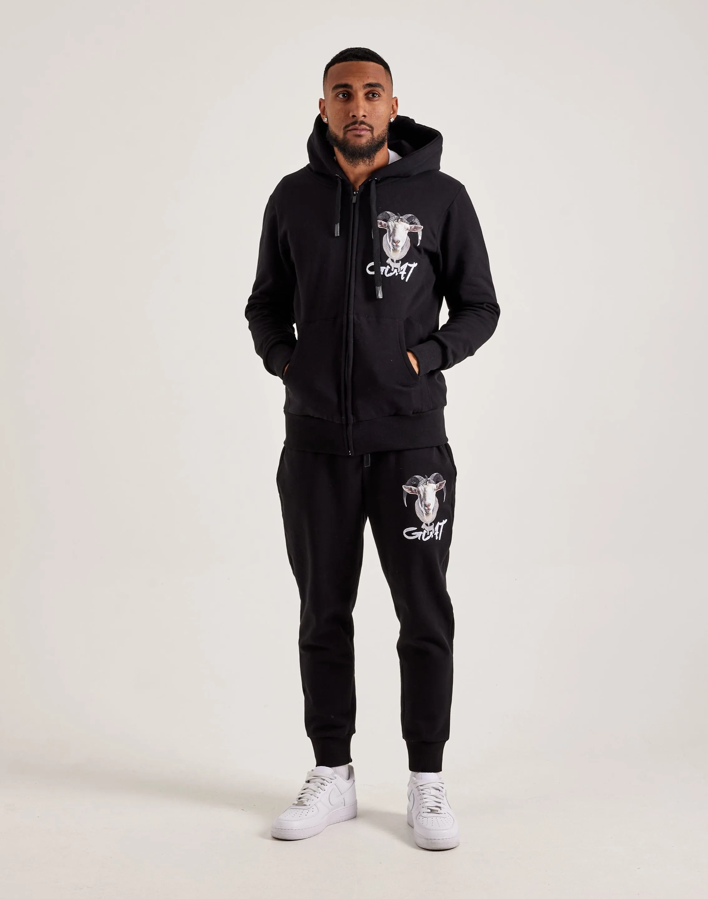 Streetz Iz Watchin Goat Full-Zip Hoodie