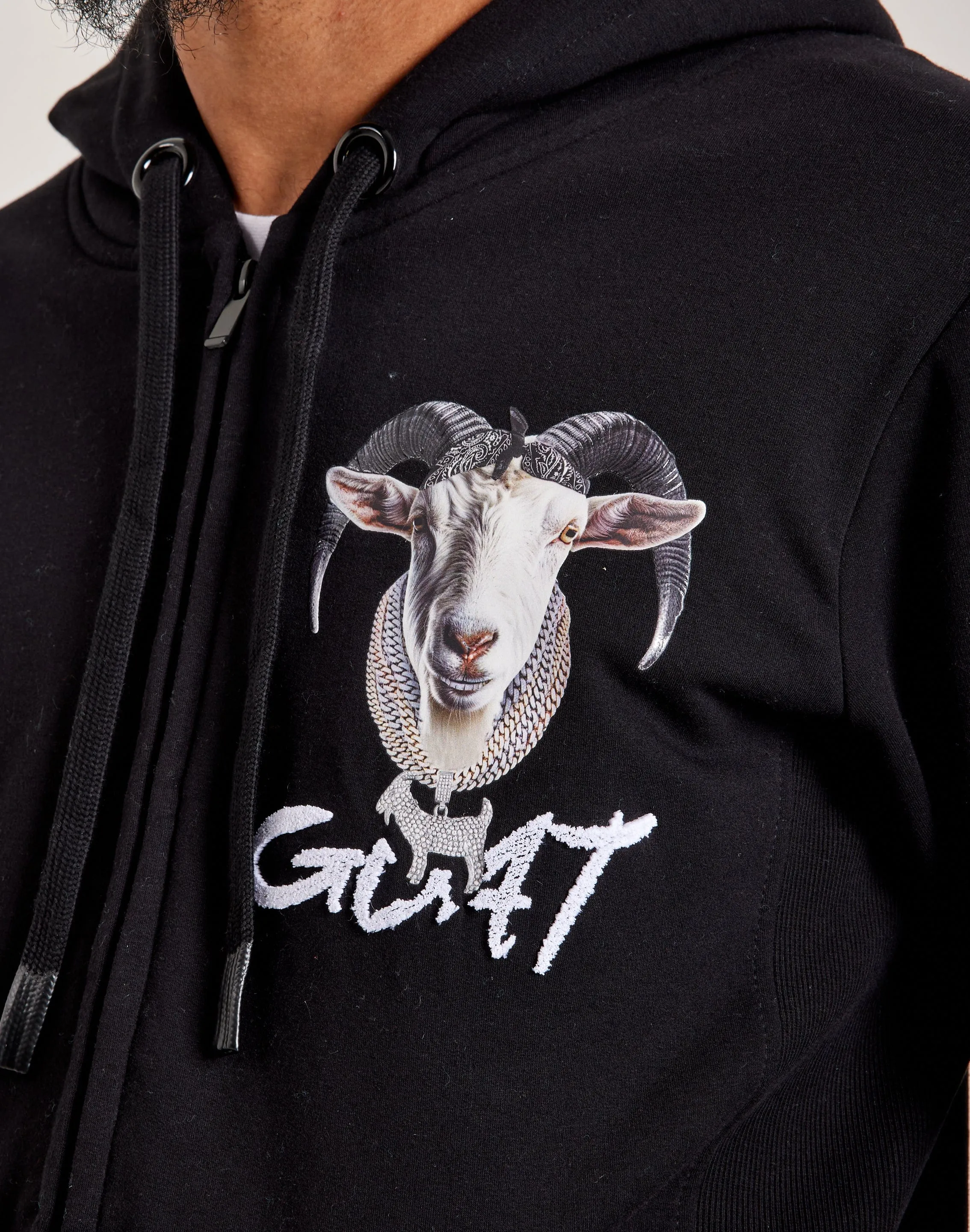 Streetz Iz Watchin Goat Full-Zip Hoodie