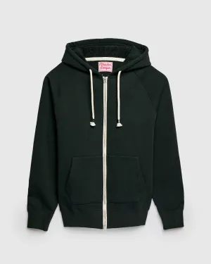 Super Looper Zip Hoodie in Sumi Black