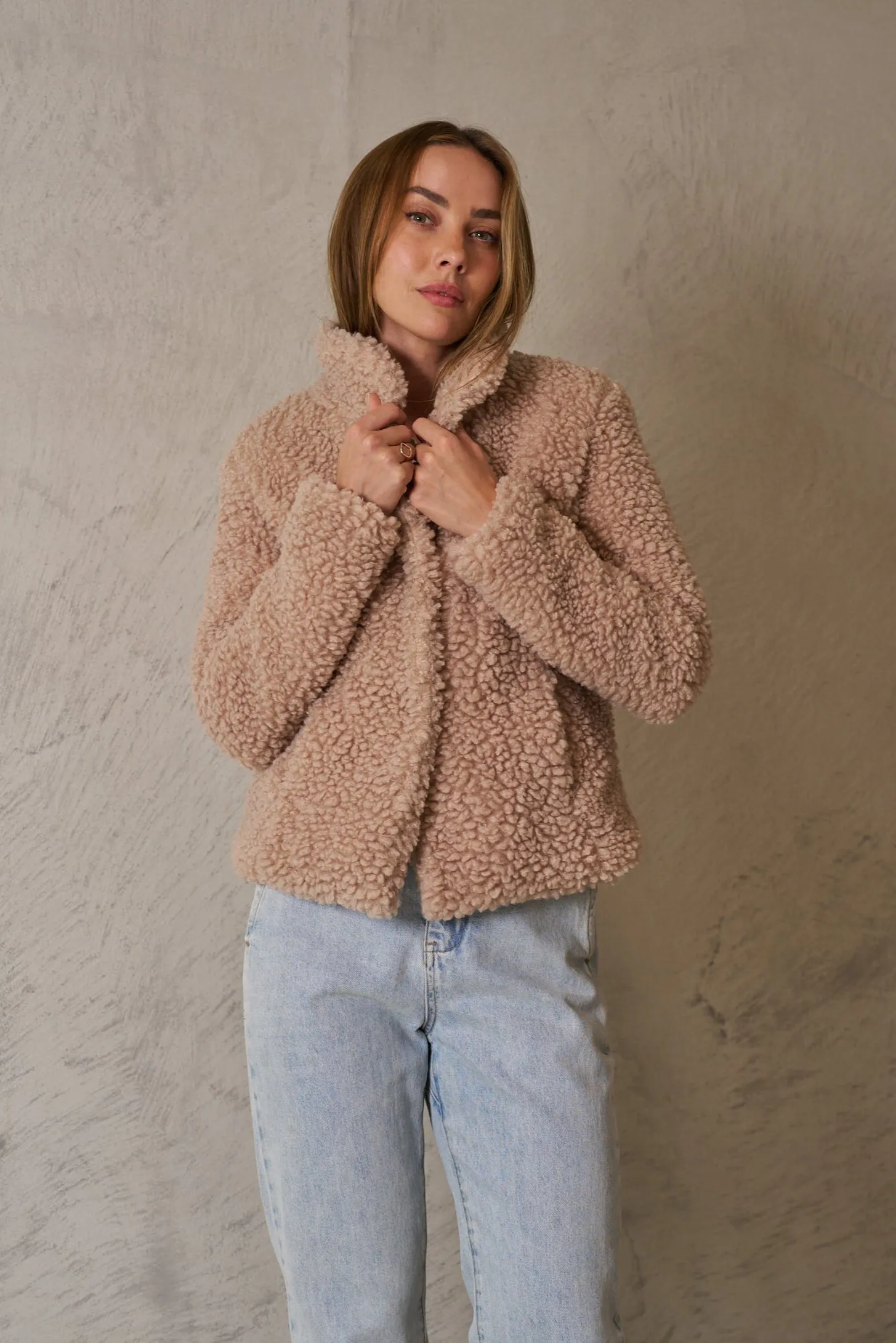 SYJ112406 BEIGE BAILEY JACKET