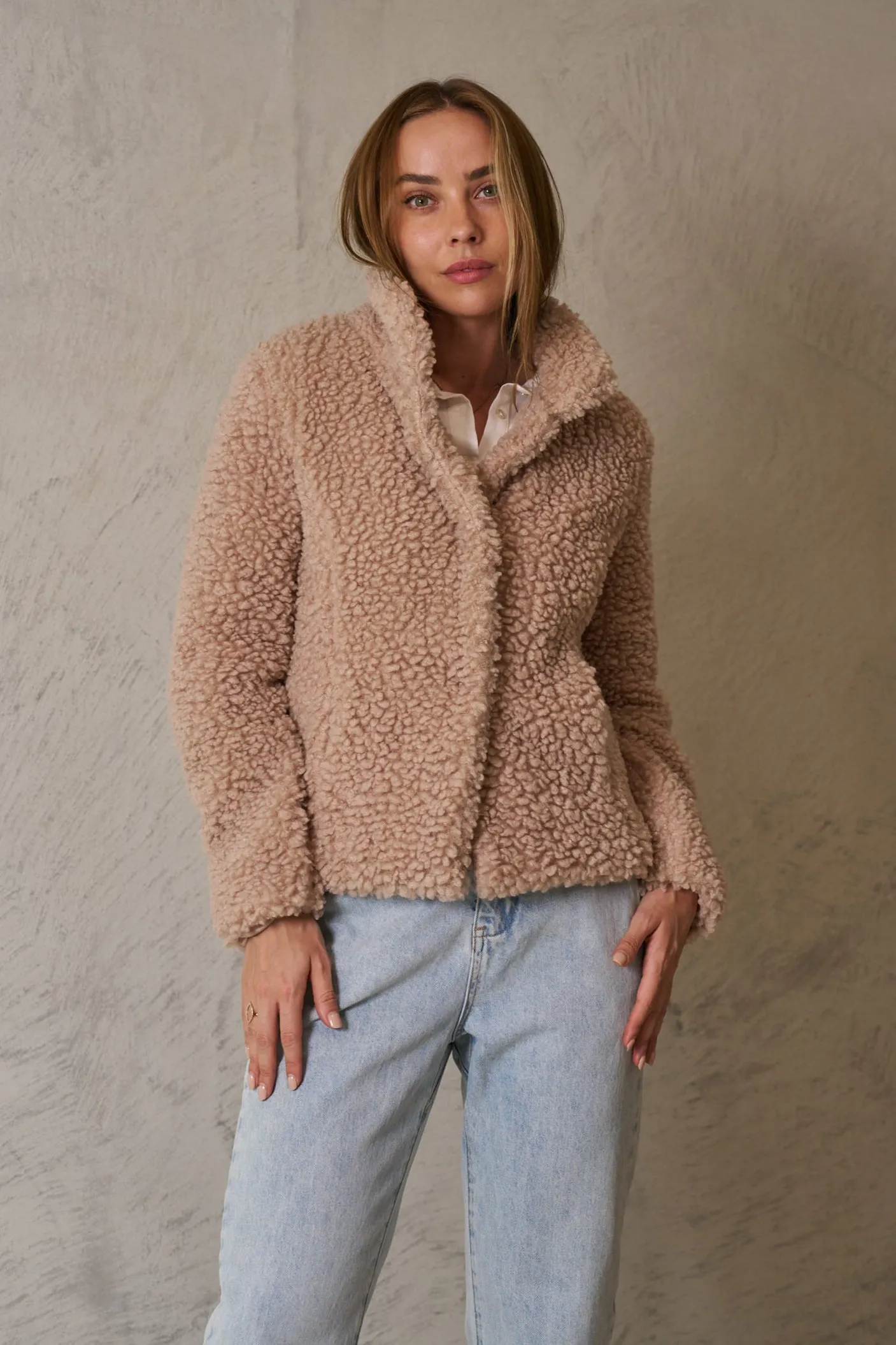 SYJ112406 BEIGE BAILEY JACKET