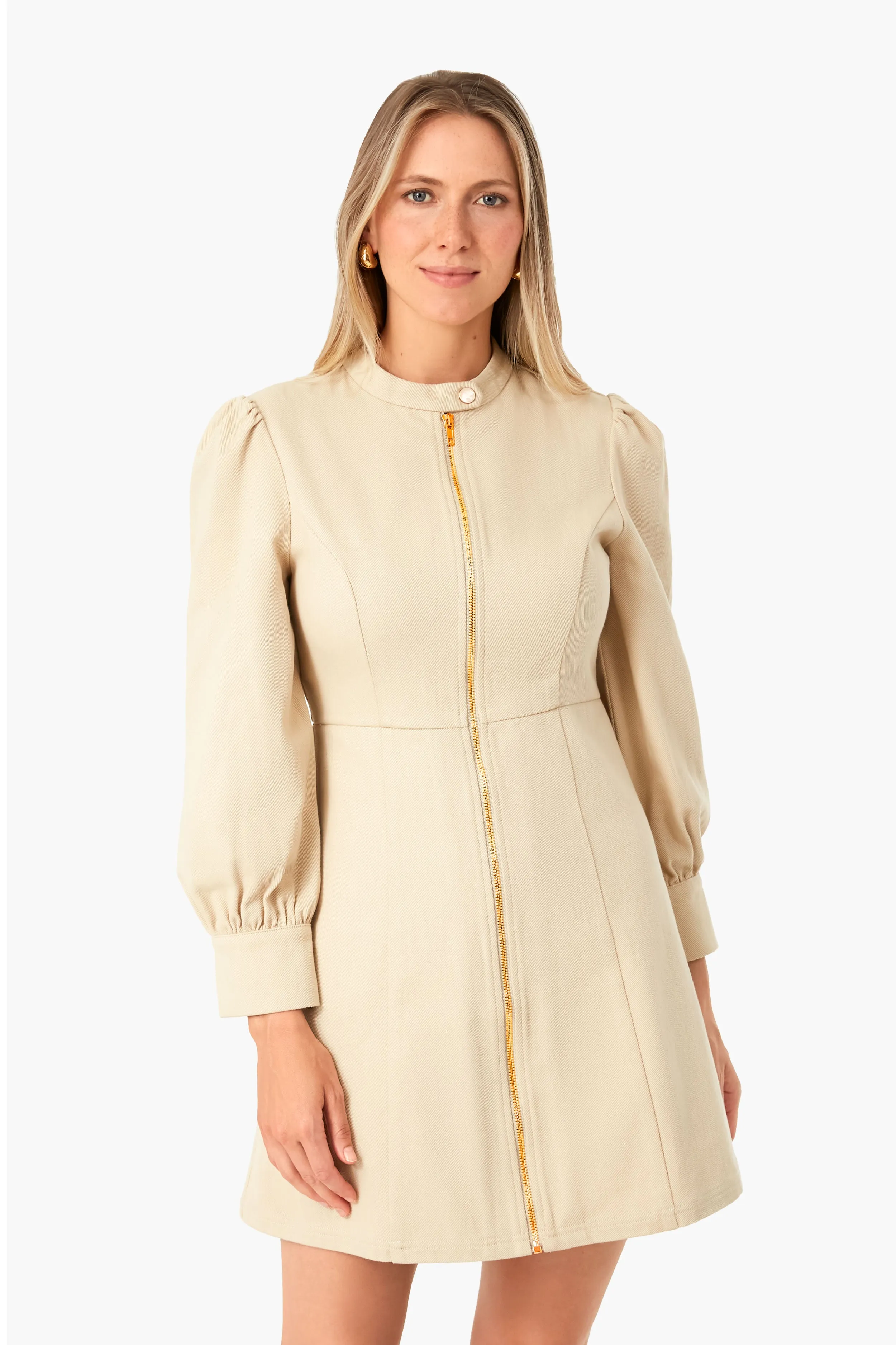 Taupe Brighton Mini Dress