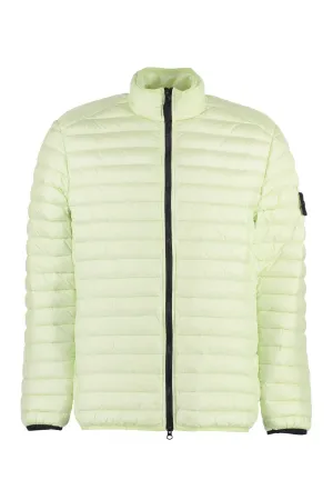 Techno-nylon down jacket