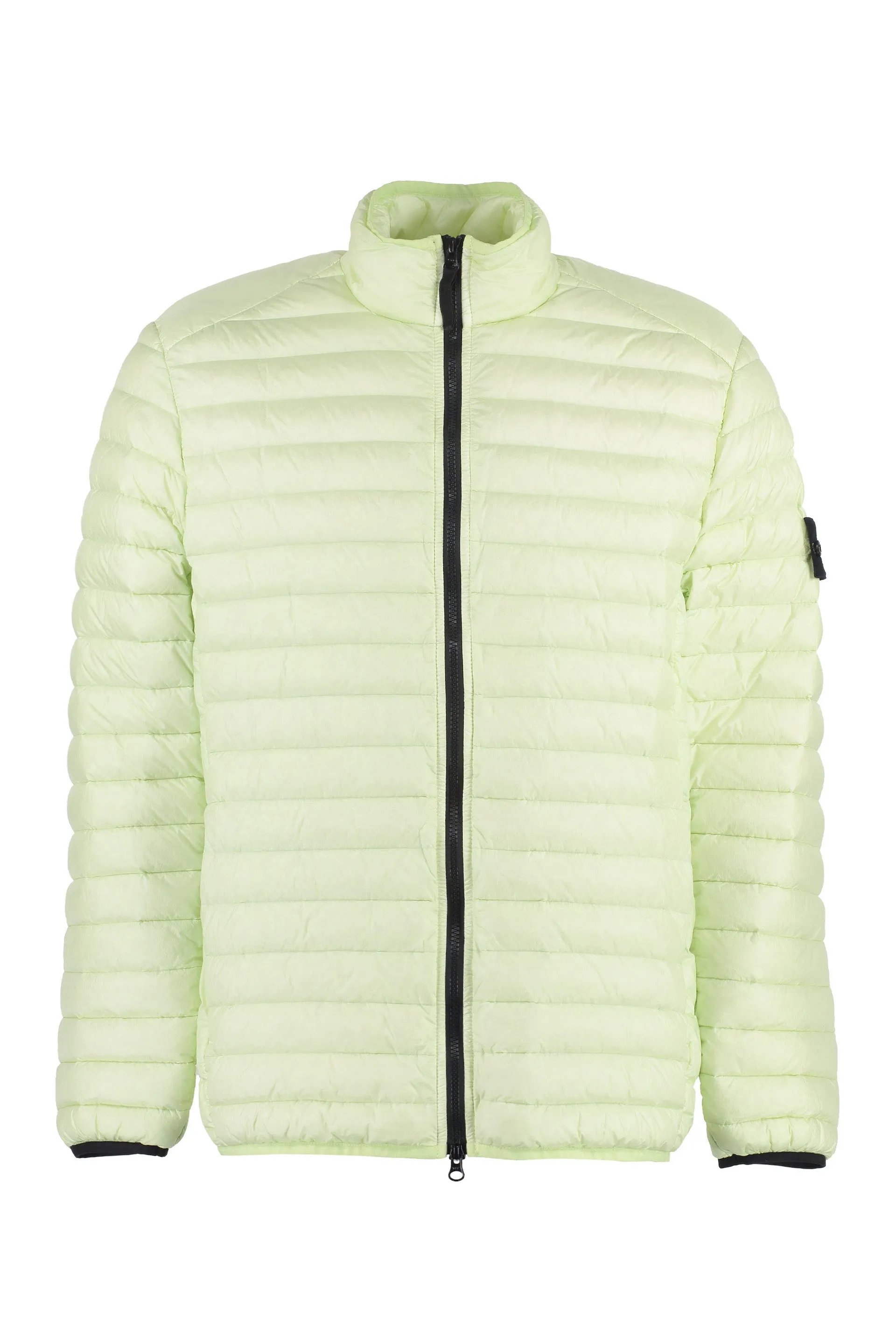 Techno-nylon down jacket