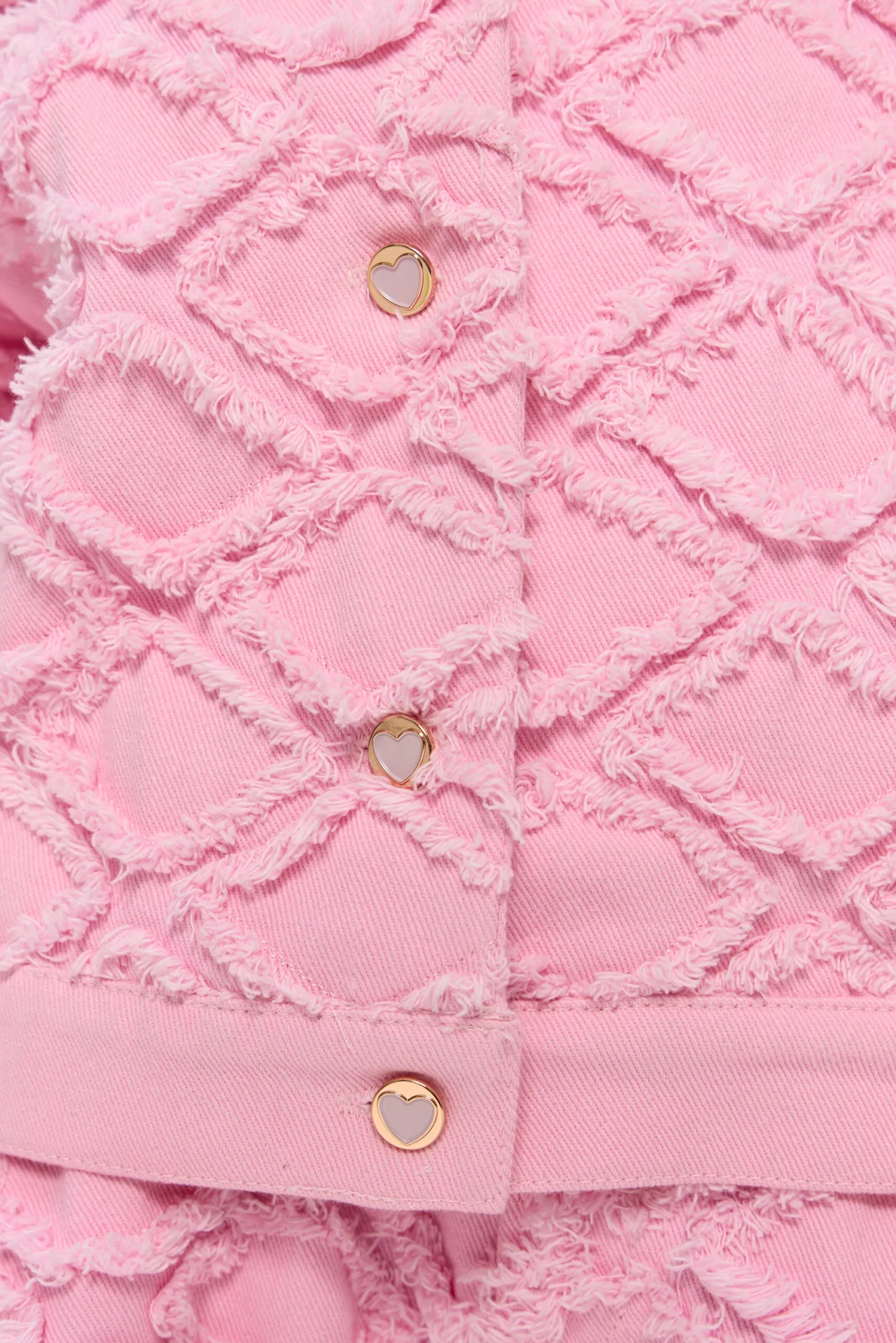 Textured Denim Jacket