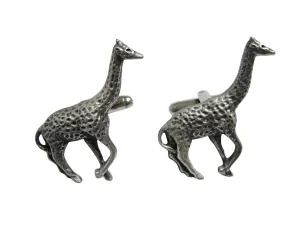 Textured Giraffe Pendant Cufflinks