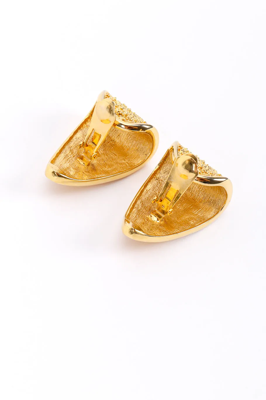 Textured Half Hoop Earrings