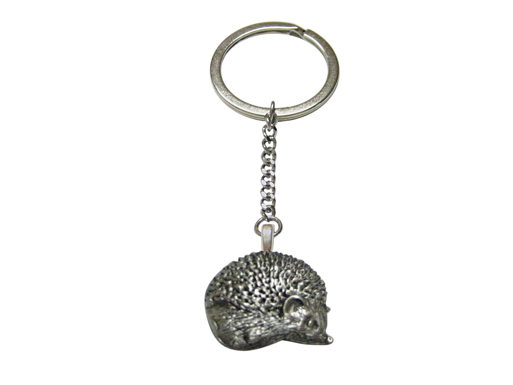 Textured Hedgehog Keychain