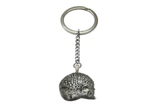 Textured Hedgehog Keychain
