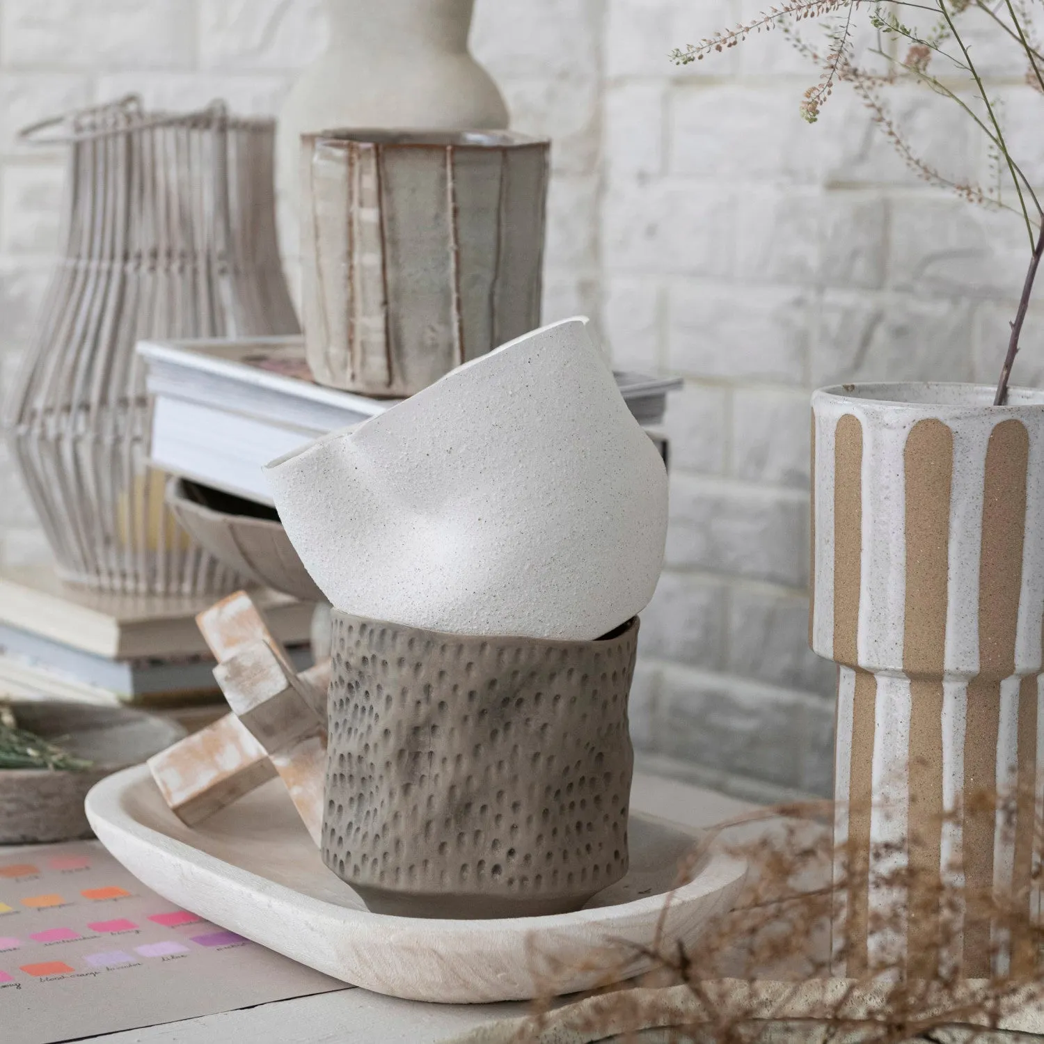 Textured Ruffle Planter