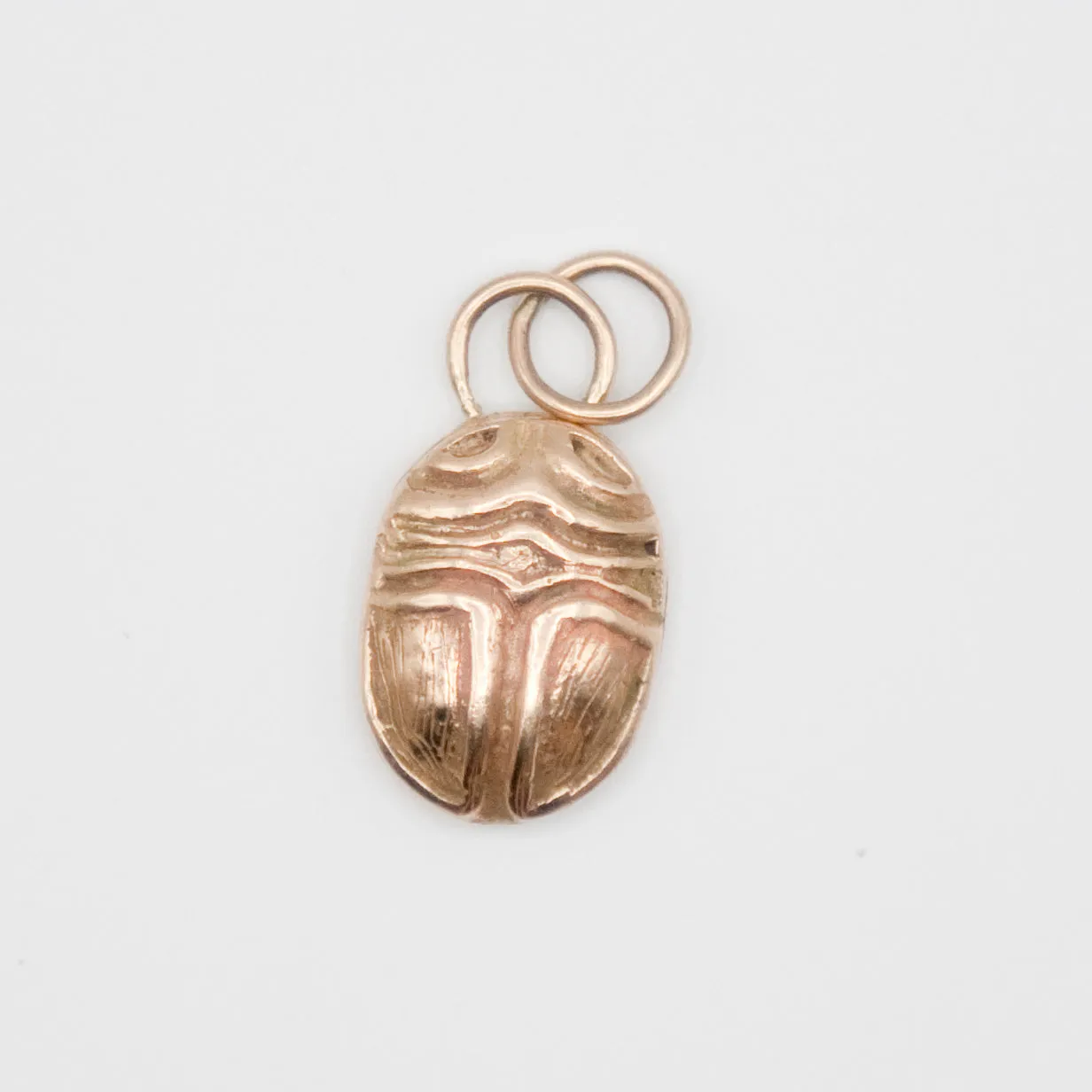 Textured Scarab Charm