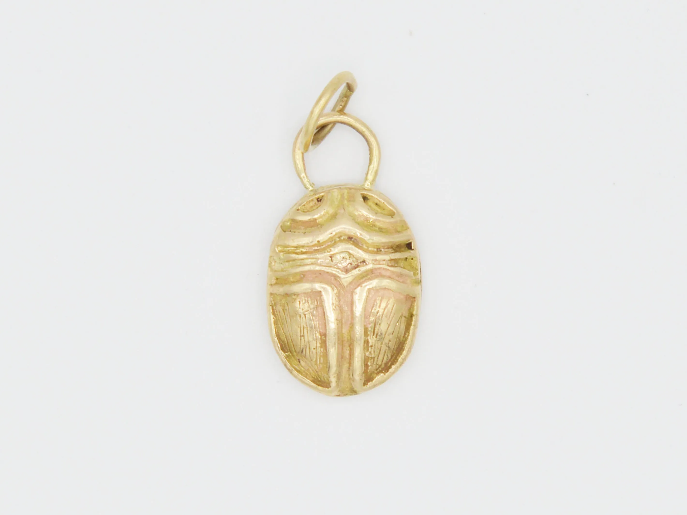 Textured Scarab Charm