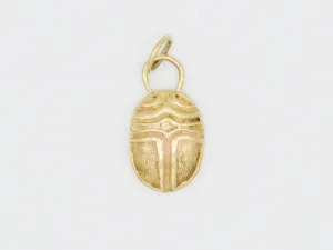 Textured Scarab Charm