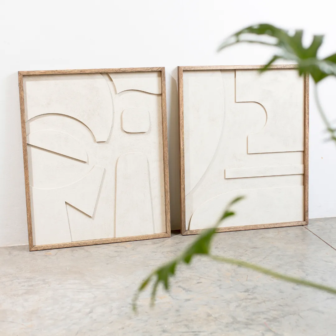 Textured Wall Art - Collision (Sand Stone)