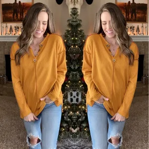 The Bronson Top - Mustard