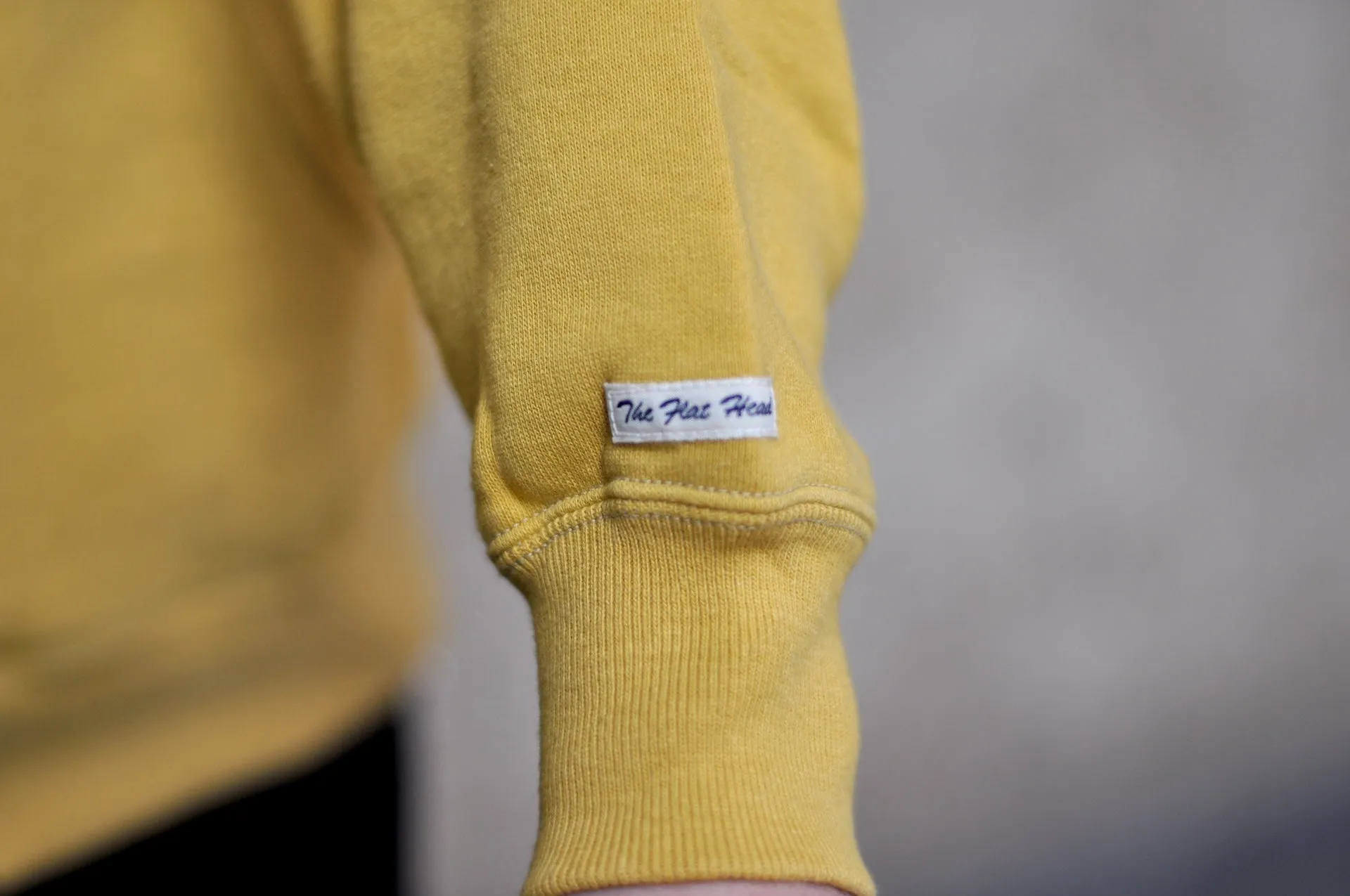 The Flat Head 11oz Loopwheeled Pull-Over (Yellow)