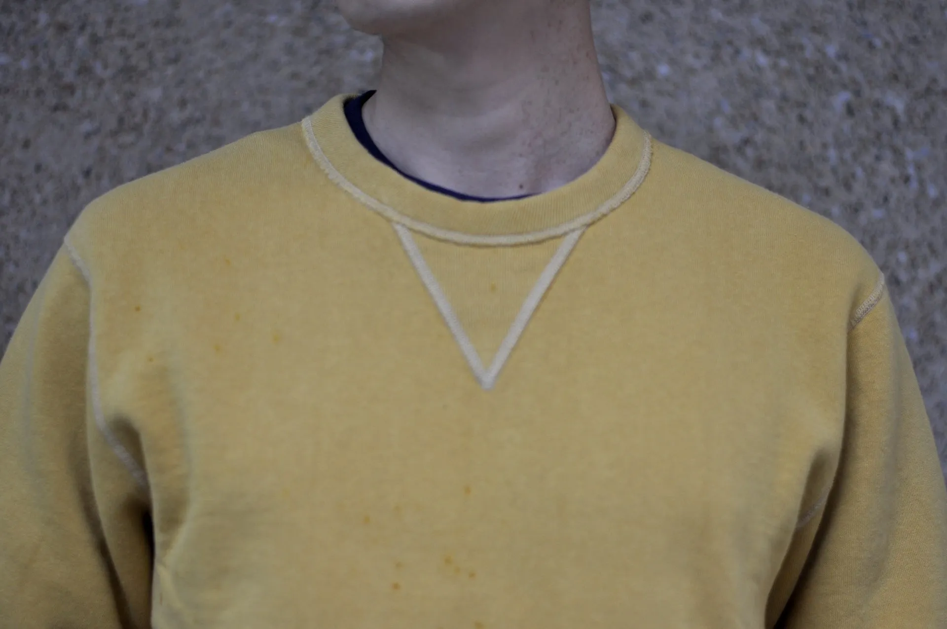The Flat Head 11oz Loopwheeled Sweatshirt (Yellow)