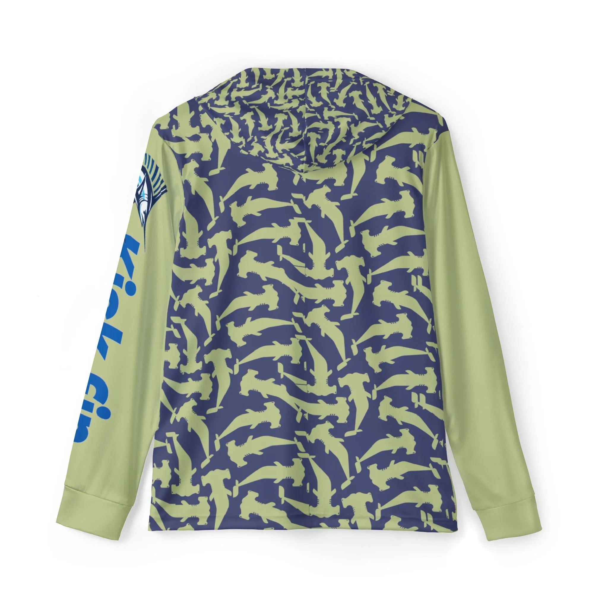 The Golden Hammer Camo Hooked & Hooded Performance Warm Up Fishing Hoodie