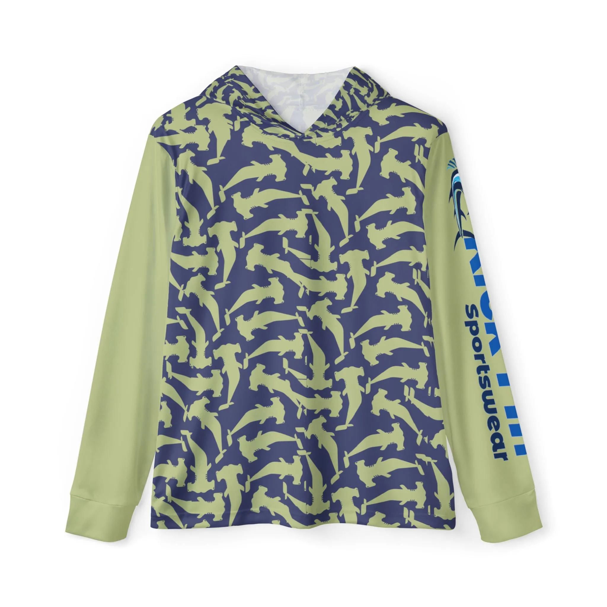 The Golden Hammer Camo Hooked & Hooded Performance Warm Up Fishing Hoodie