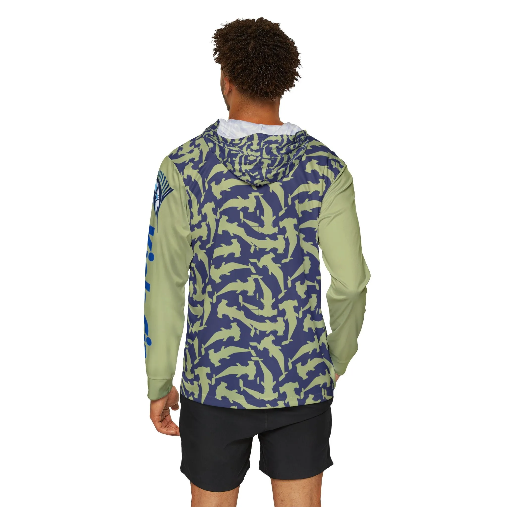 The Golden Hammer Camo Hooked & Hooded Performance Warm Up Fishing Hoodie