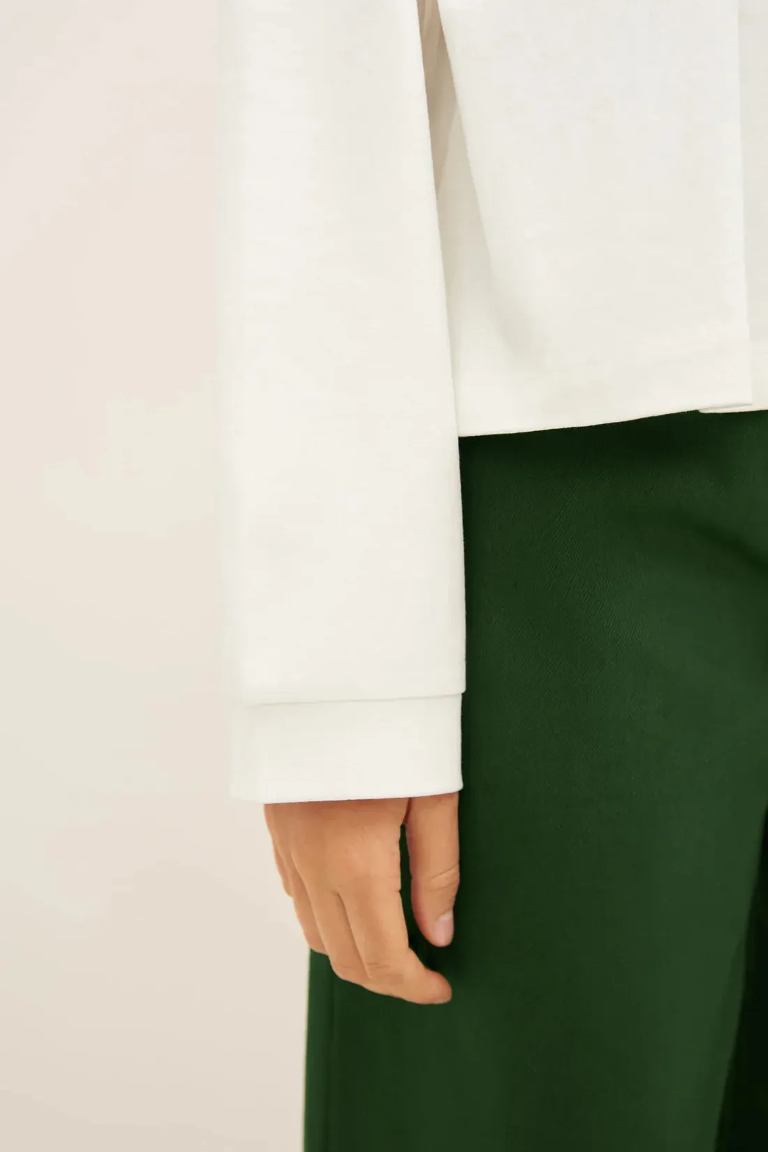 The Reflect Top in Off White | Kowtow