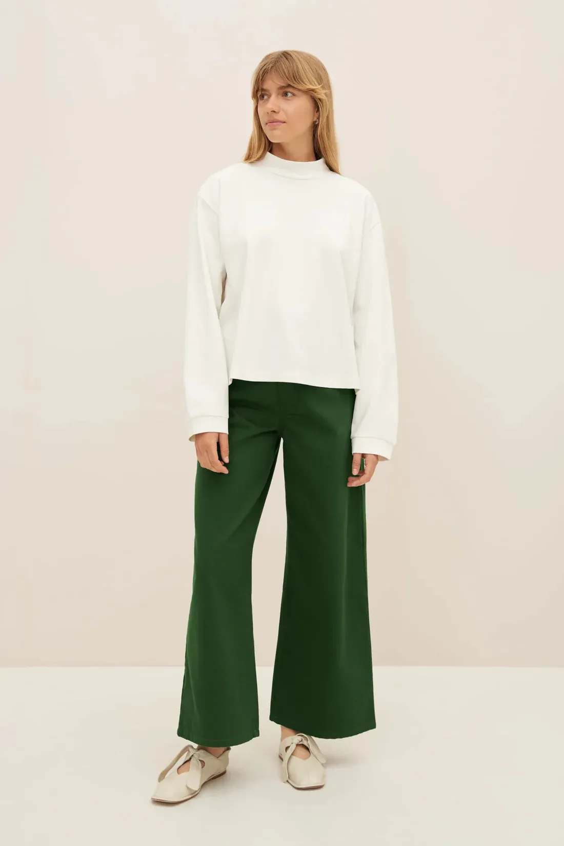 The Reflect Top in Off White | Kowtow