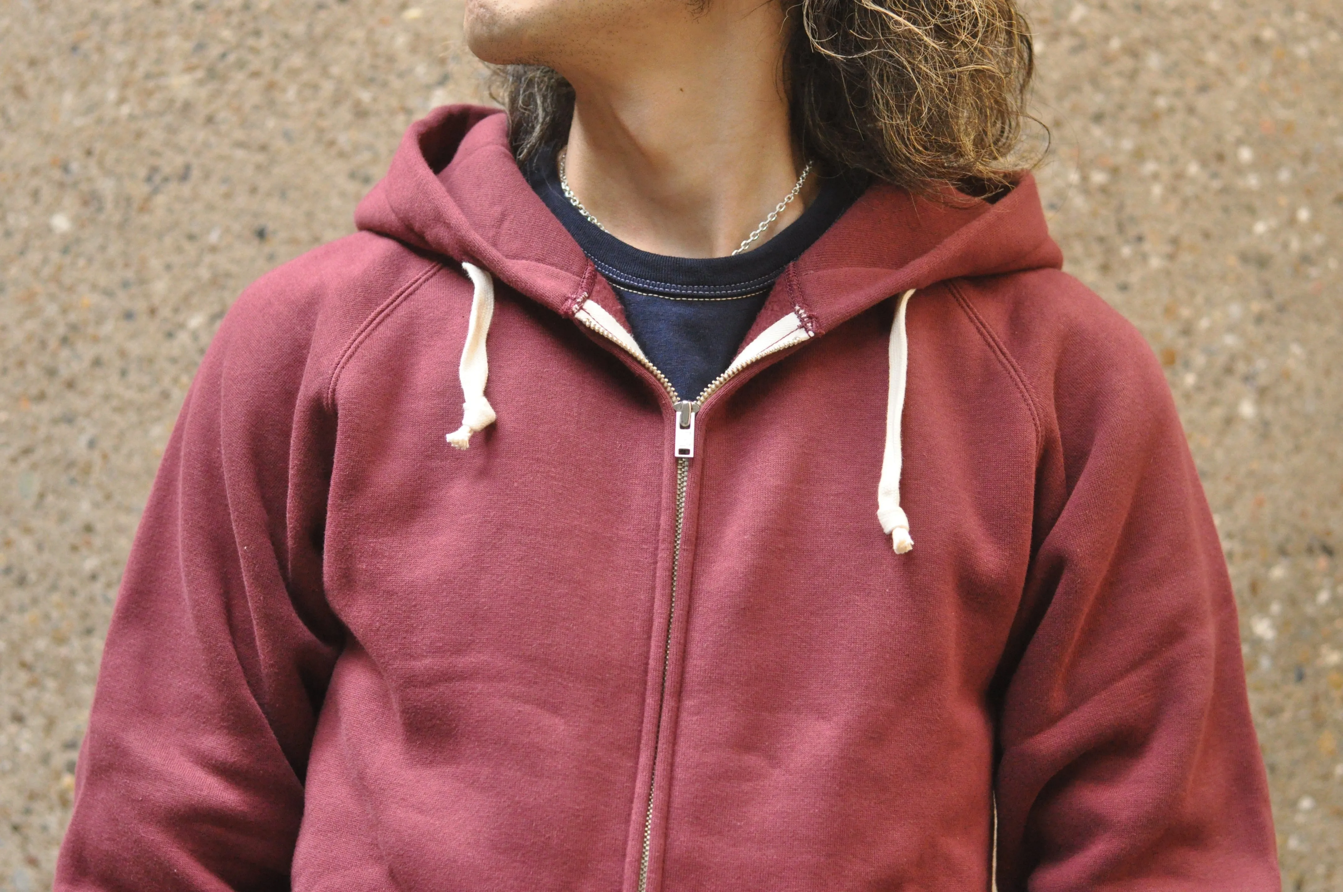 The Strike Gold X CORLECTION 12oz Loopwheeled Hoody (Burgundy)