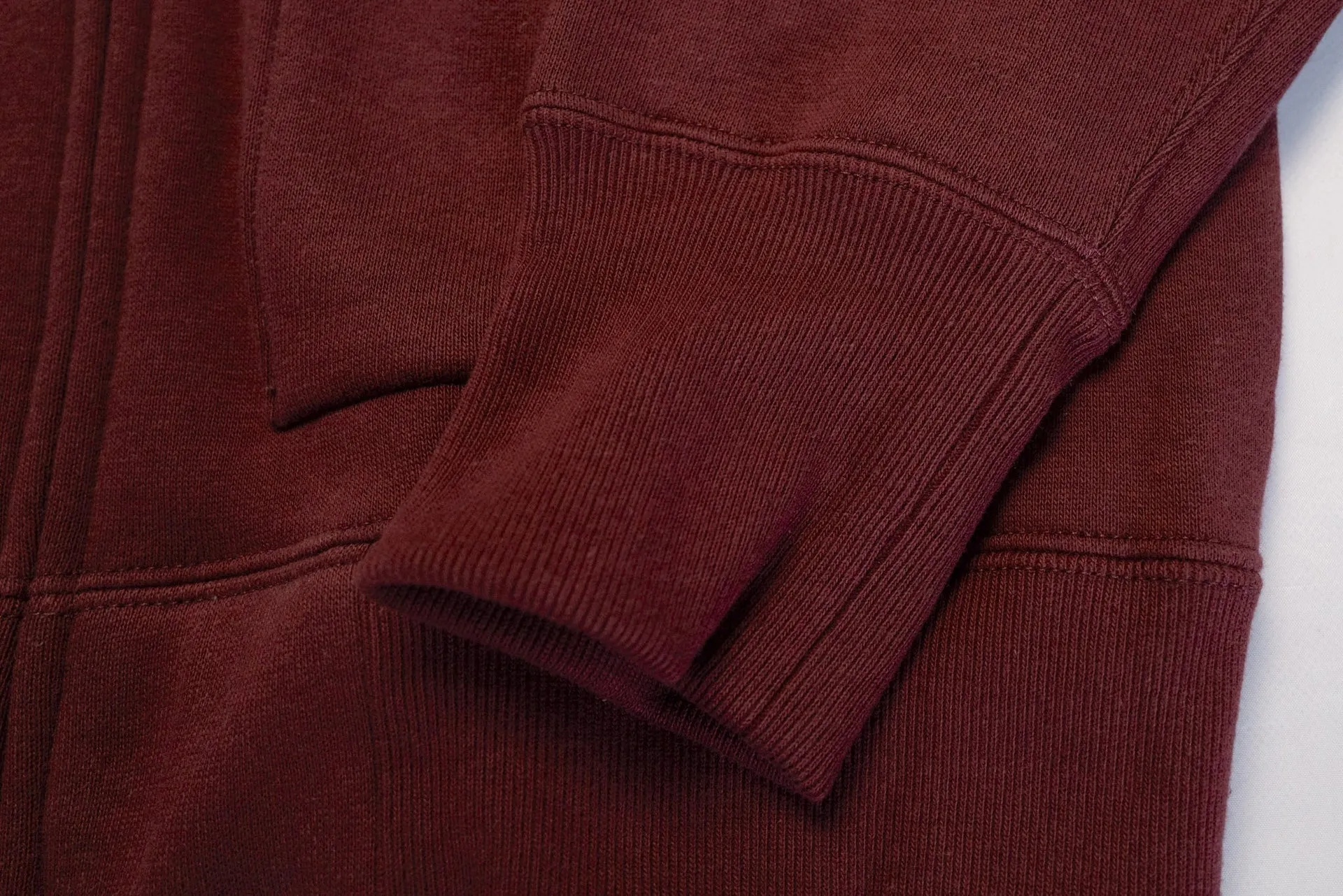 The Strike Gold X CORLECTION 12oz Loopwheeled Hoody (Burgundy)